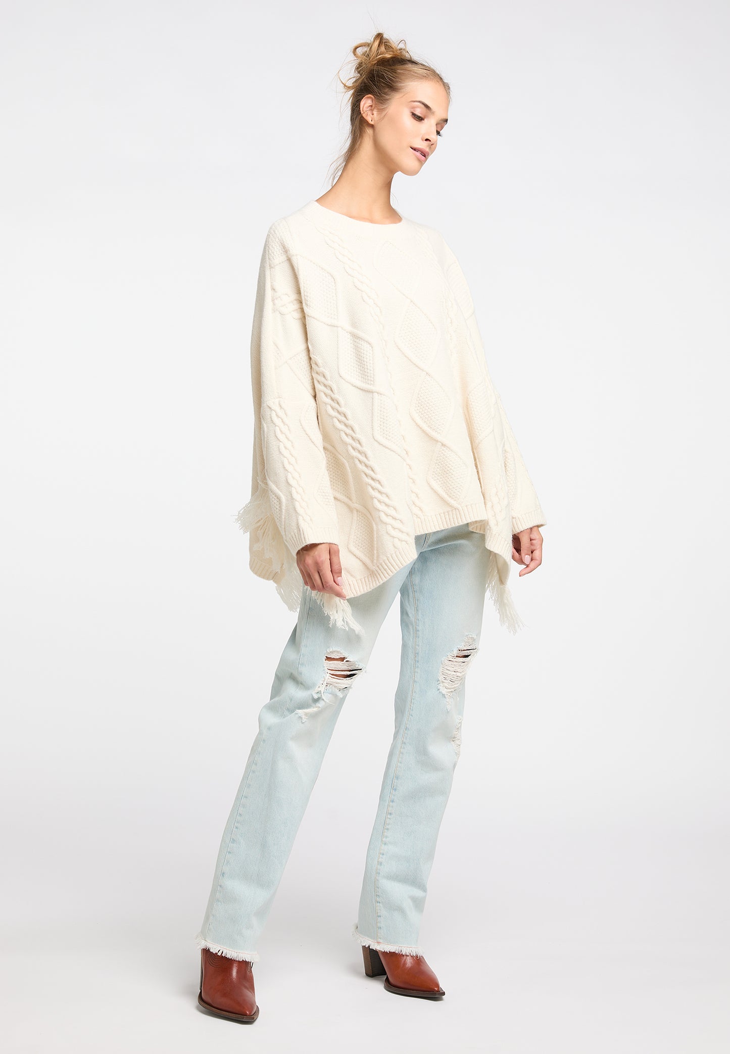 IZIA Damen-Strickpullover