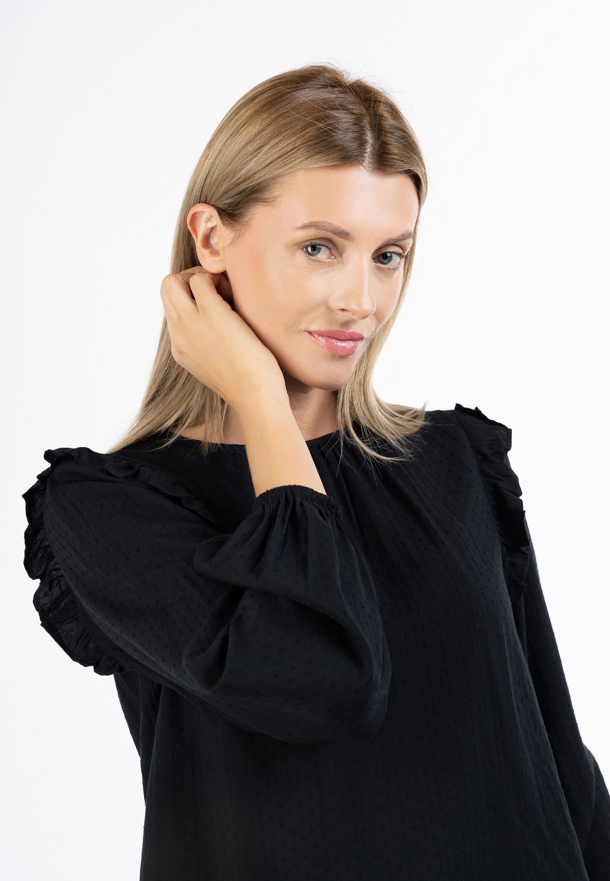 Albee Women's Classic Long Sleeve Blouse