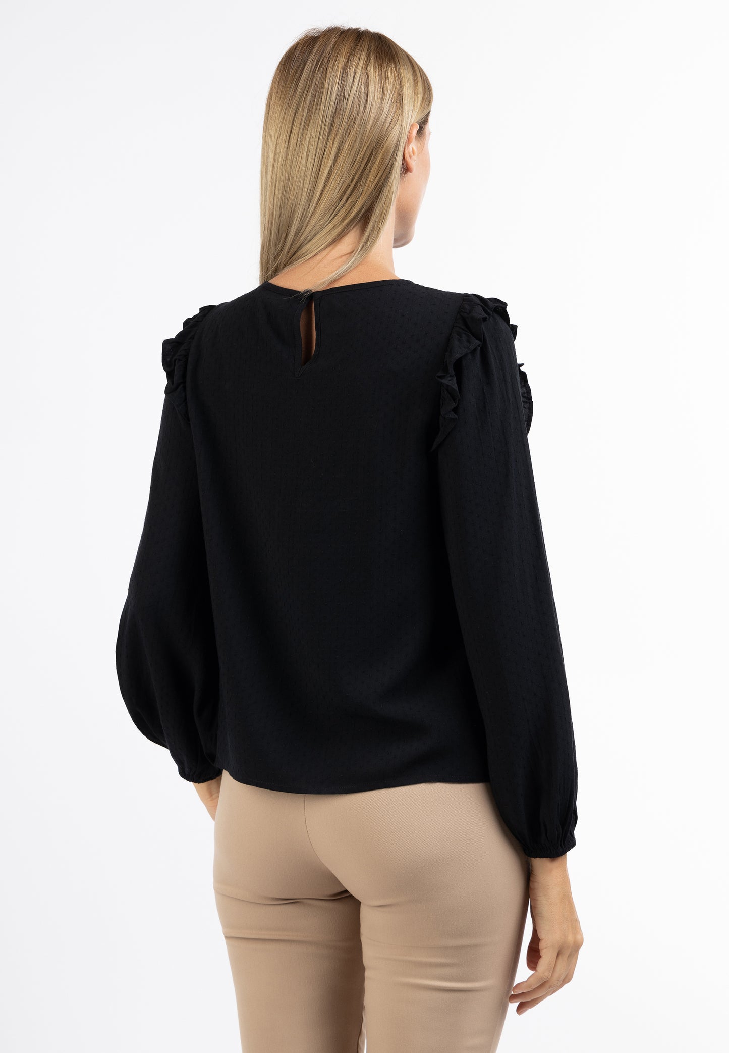 Albee Women's Classic Long Sleeve Blouse