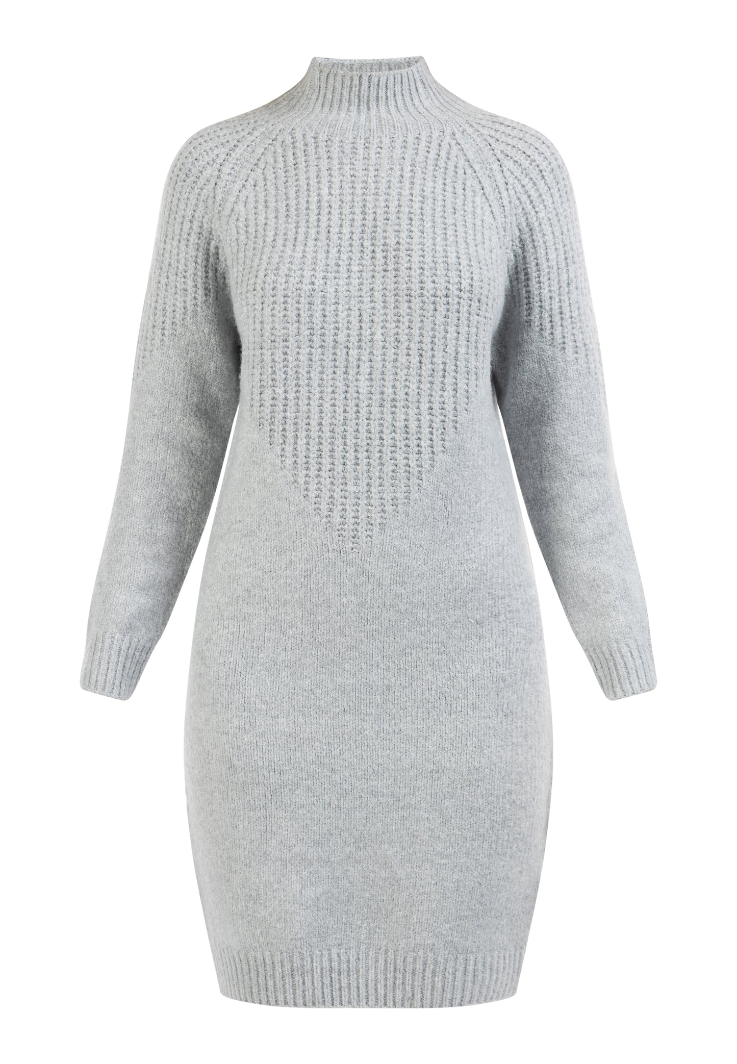 Wais Women's Knit Long Sleeve Midi Dress
