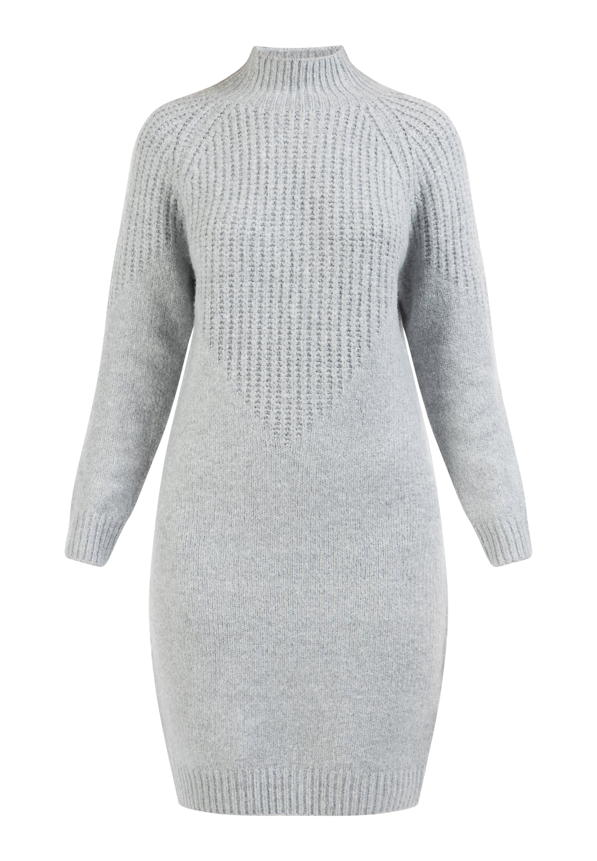 Wais Women's Knit Long Sleeve Midi Dress