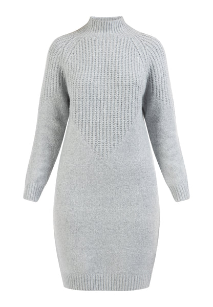 Wais Women's Knit Long Sleeve Midi Dress
