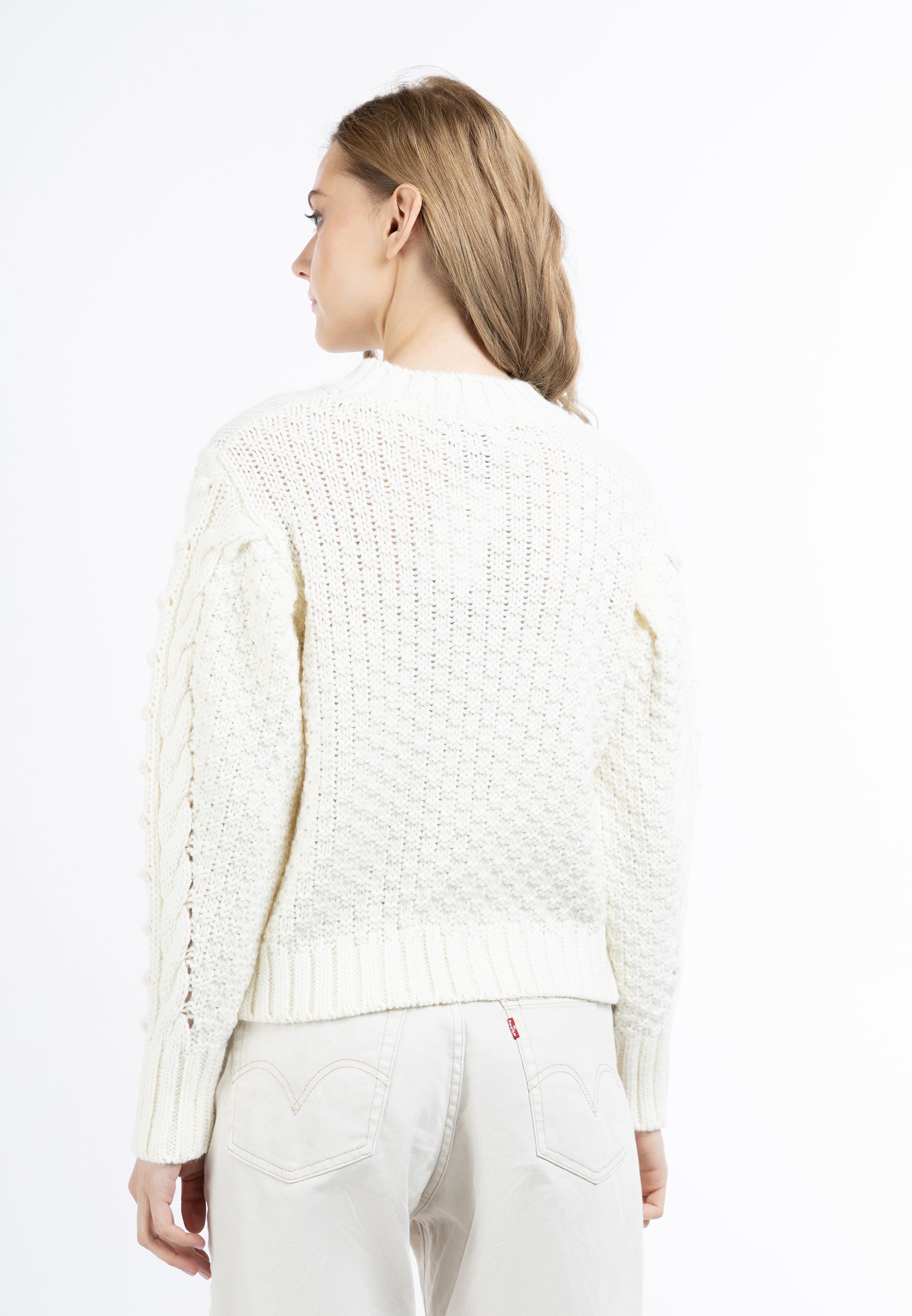 Damski sweter dzianina DreiMaster vintage