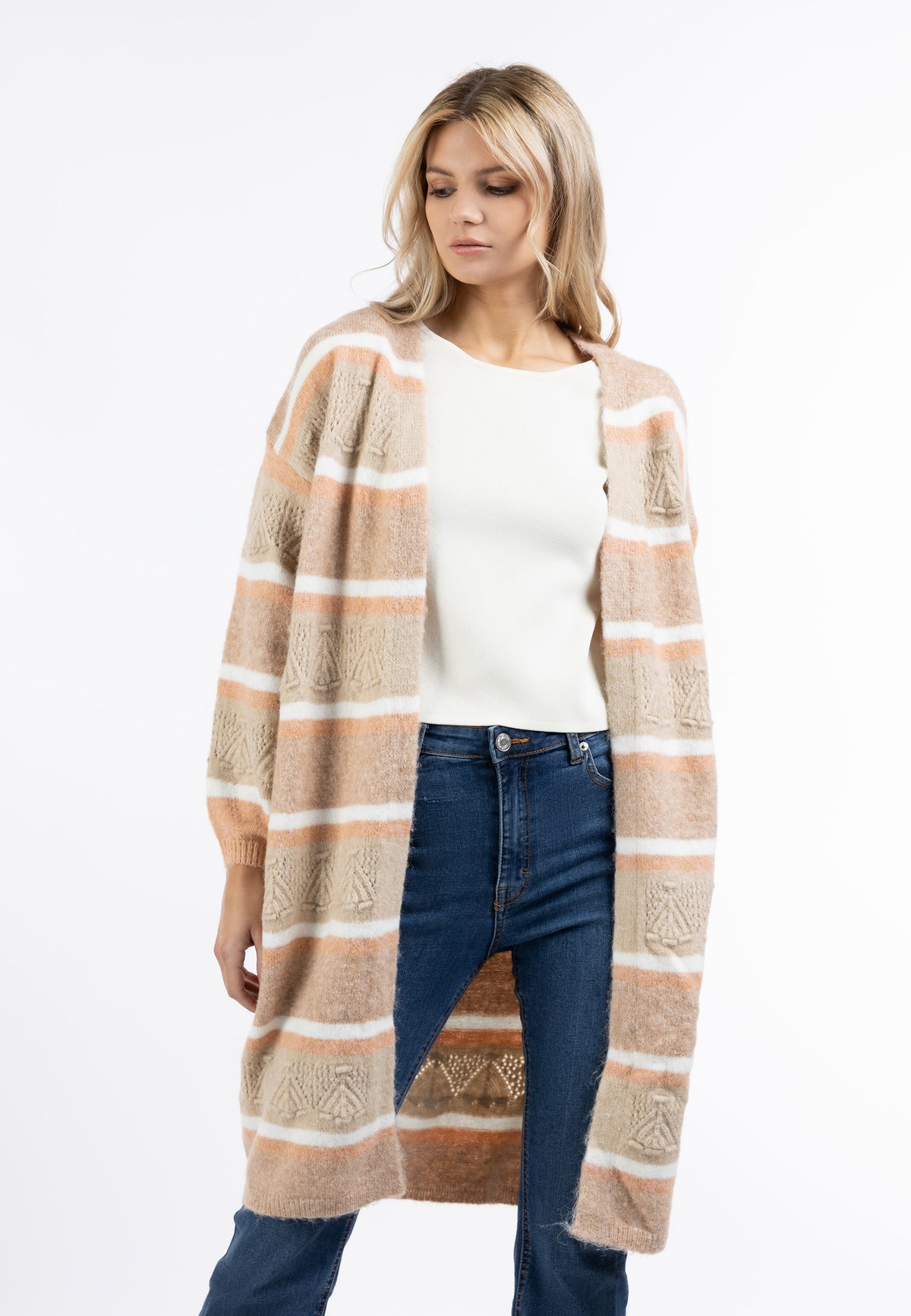 Esha Women's Knit Long Cardigan