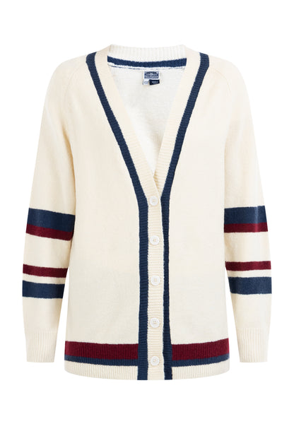 DreiMaster Maritim Damen Strickjacke mit Knopf