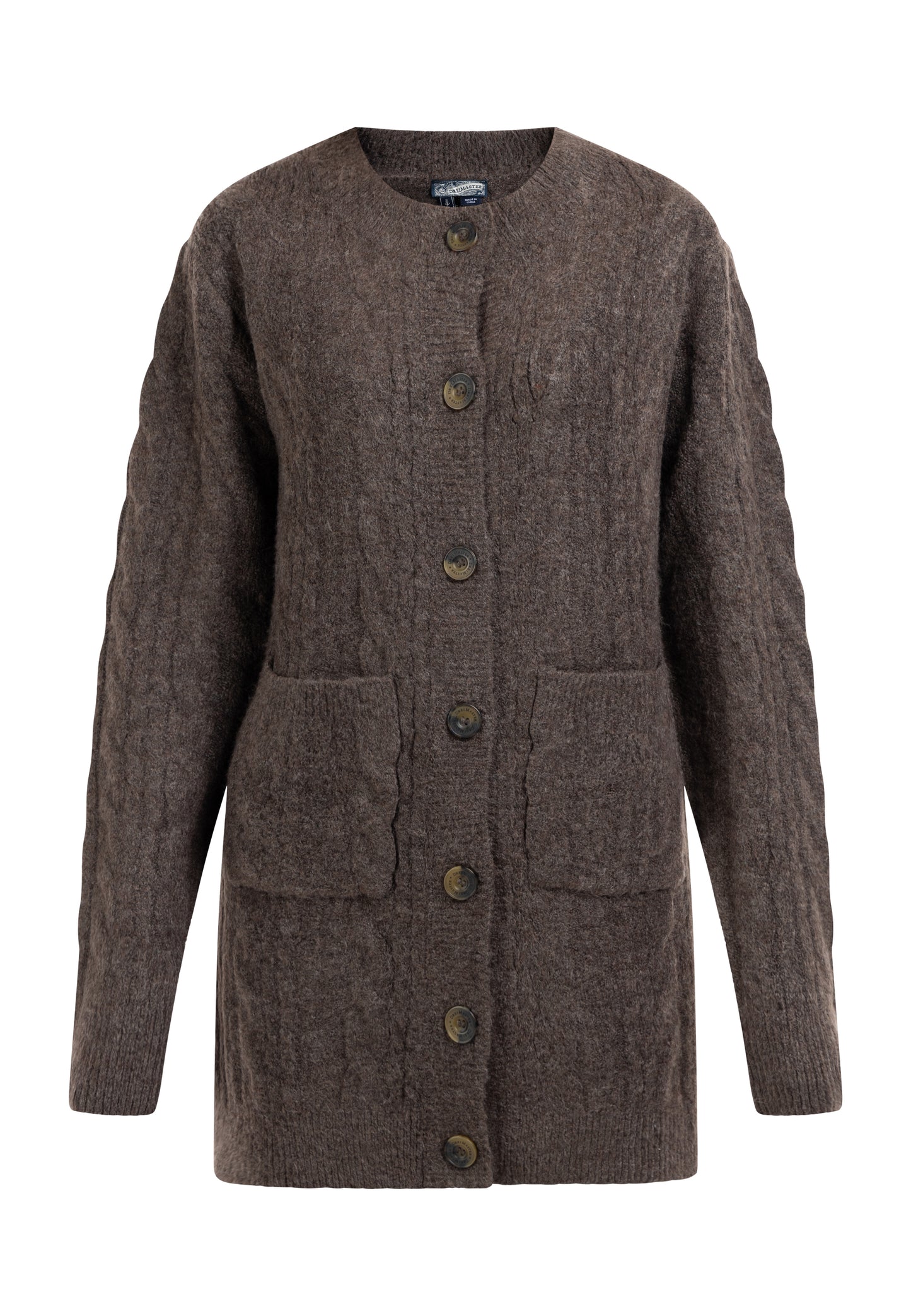 DreiMaster Vintage Damen Strickjacke mit Knopf