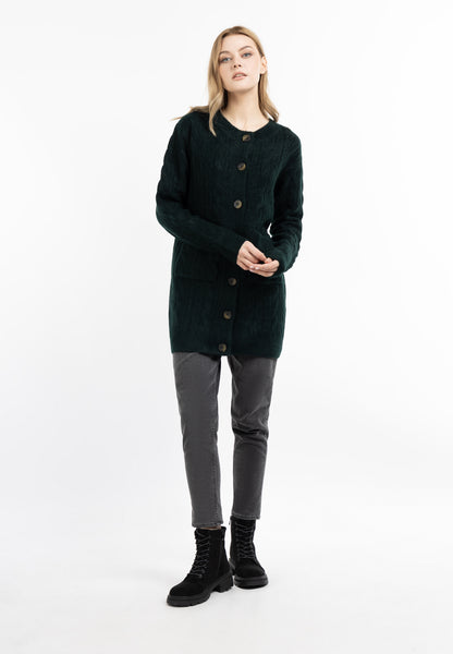 DreiMaster Vintage Damen Strickjacke mit Knopf