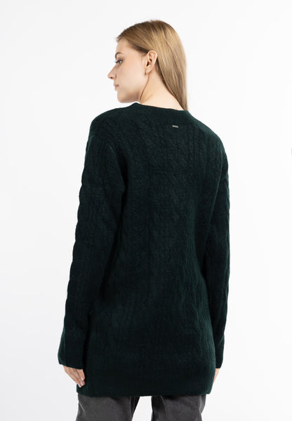 DreiMaster Vintage Damen Strickjacke mit Knopf
