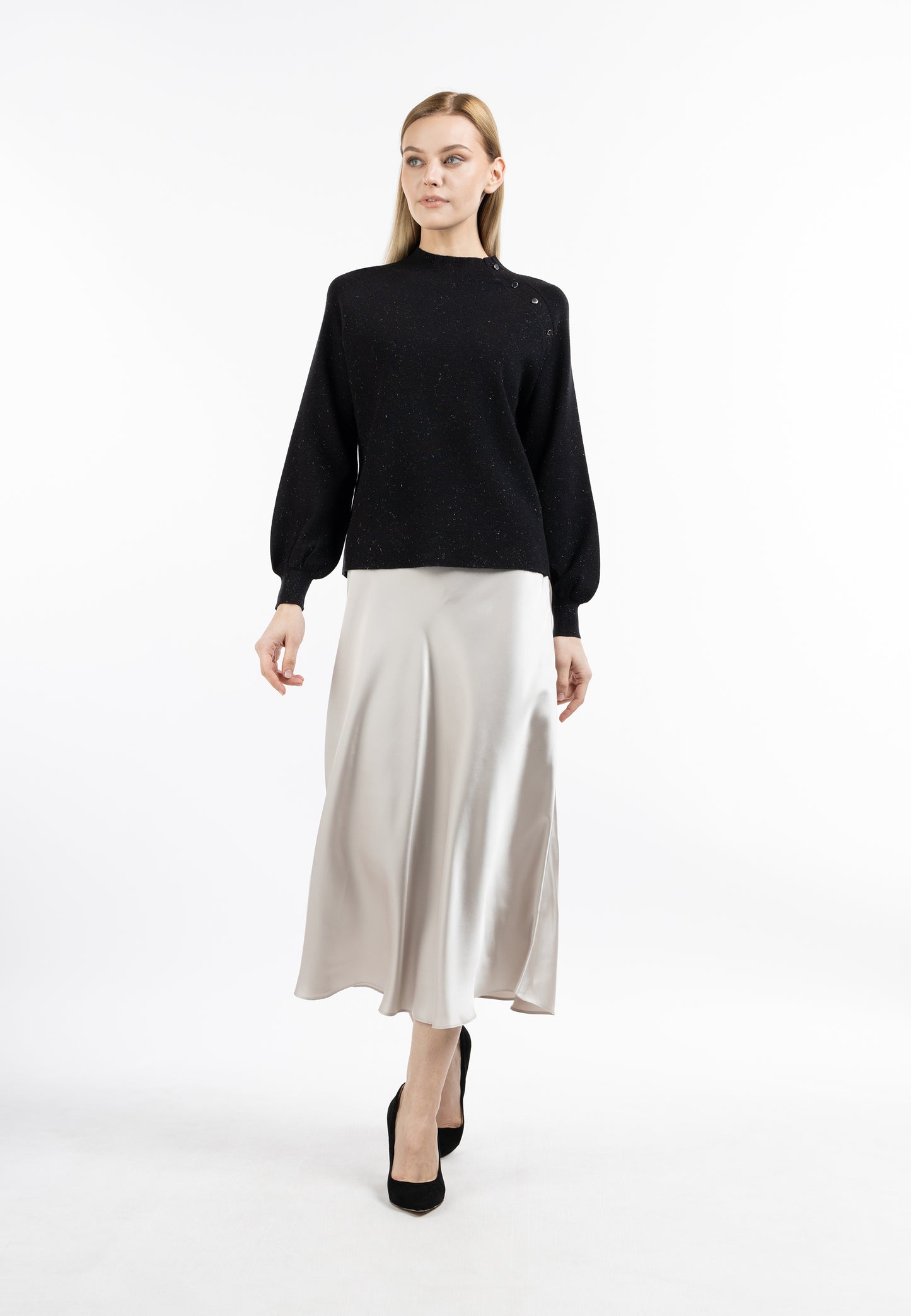 DreiMaster Klassik Damen Rollkragenstrickpullover