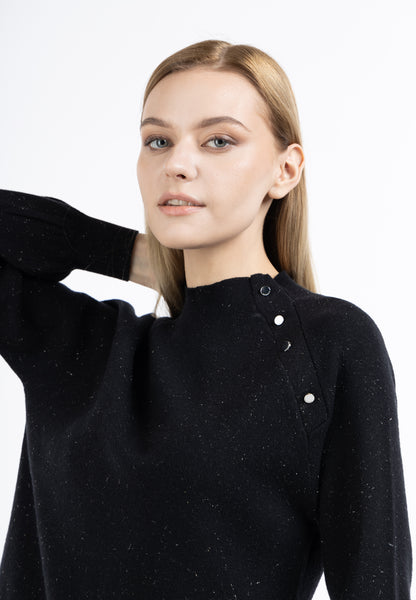 DreiMaster Klassik Damen Rollkragenstrickpullover