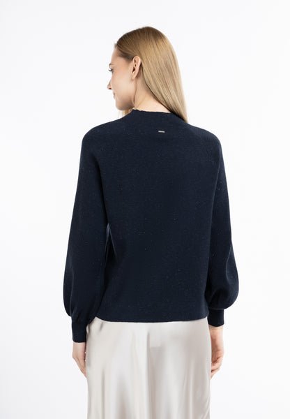 DreiMaster Klassik Damen Rollkragenstrickpullover