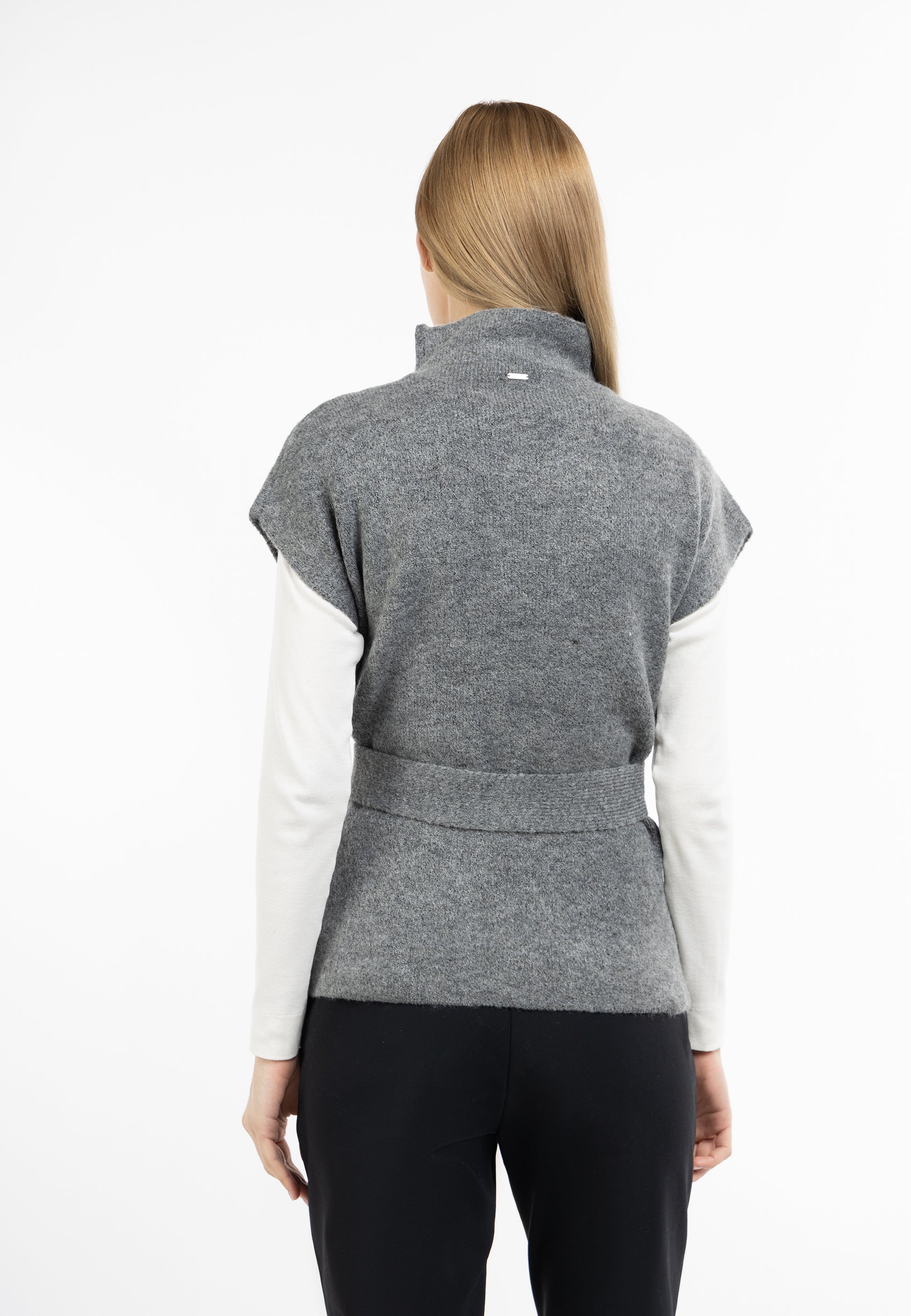 DreiMaster Klassik Damen-Strickponcho