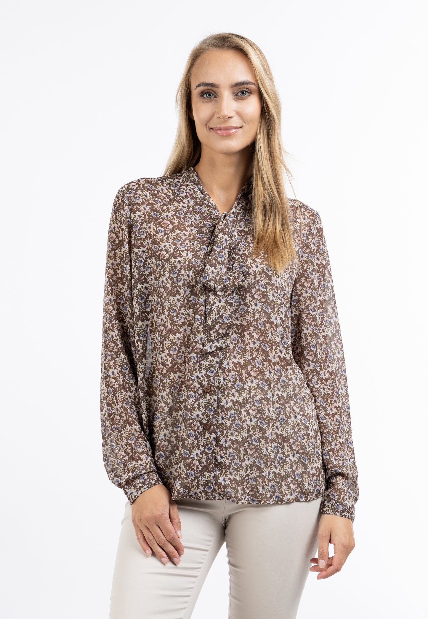 Albee Women's Long Sleeve Blouse