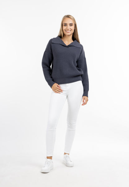 Dzianinowy sweter damski RISA