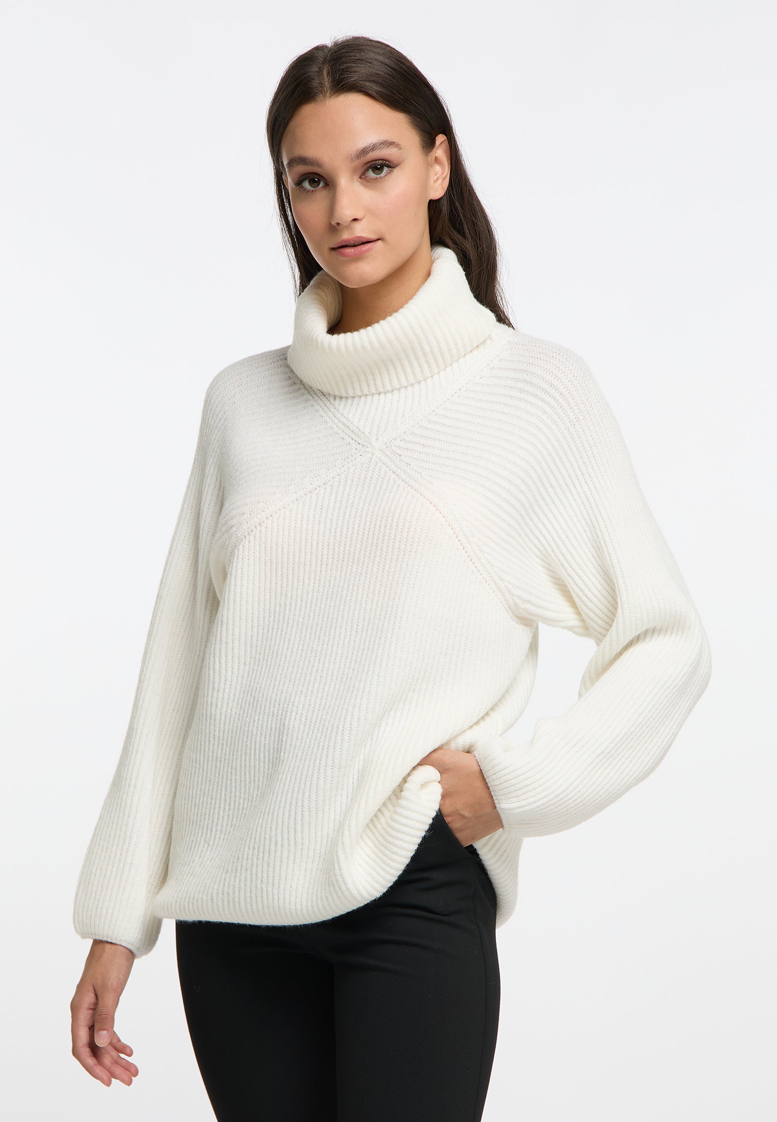 RISA Women's Knit Turtleneck Sweater