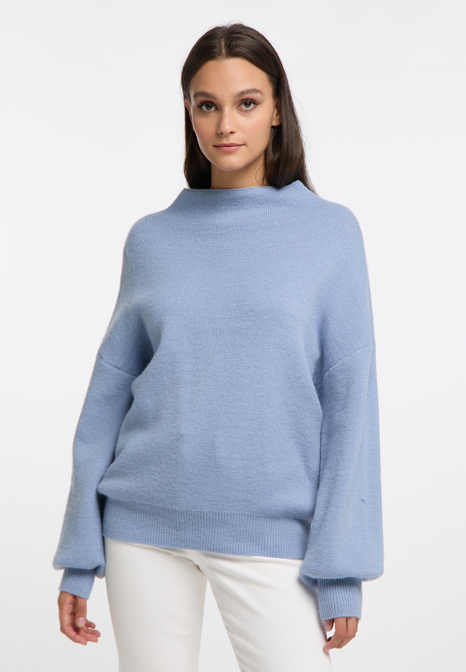 RISA Sweter damski oversize dzianina