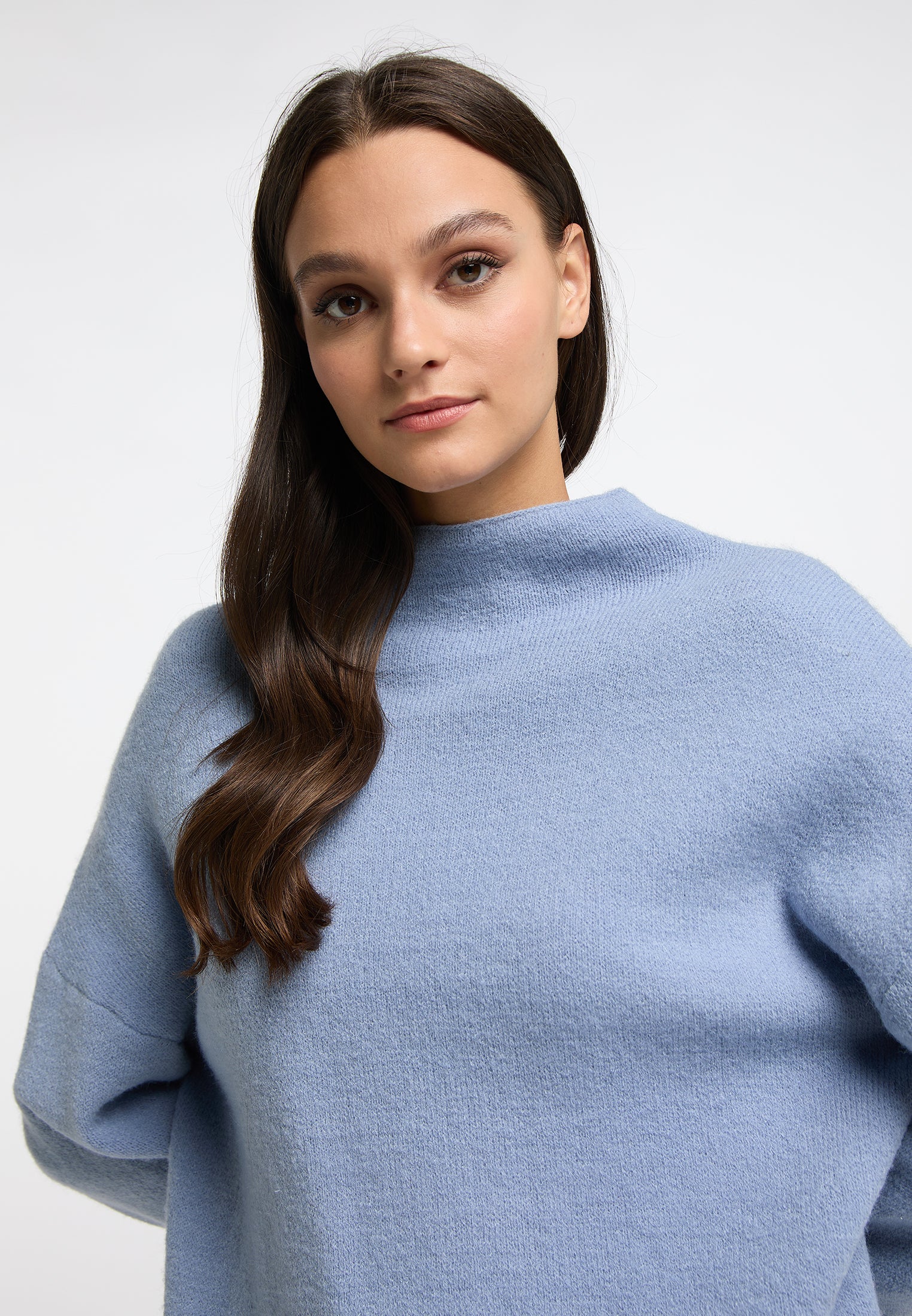 RISA Sweter damski oversize dzianina