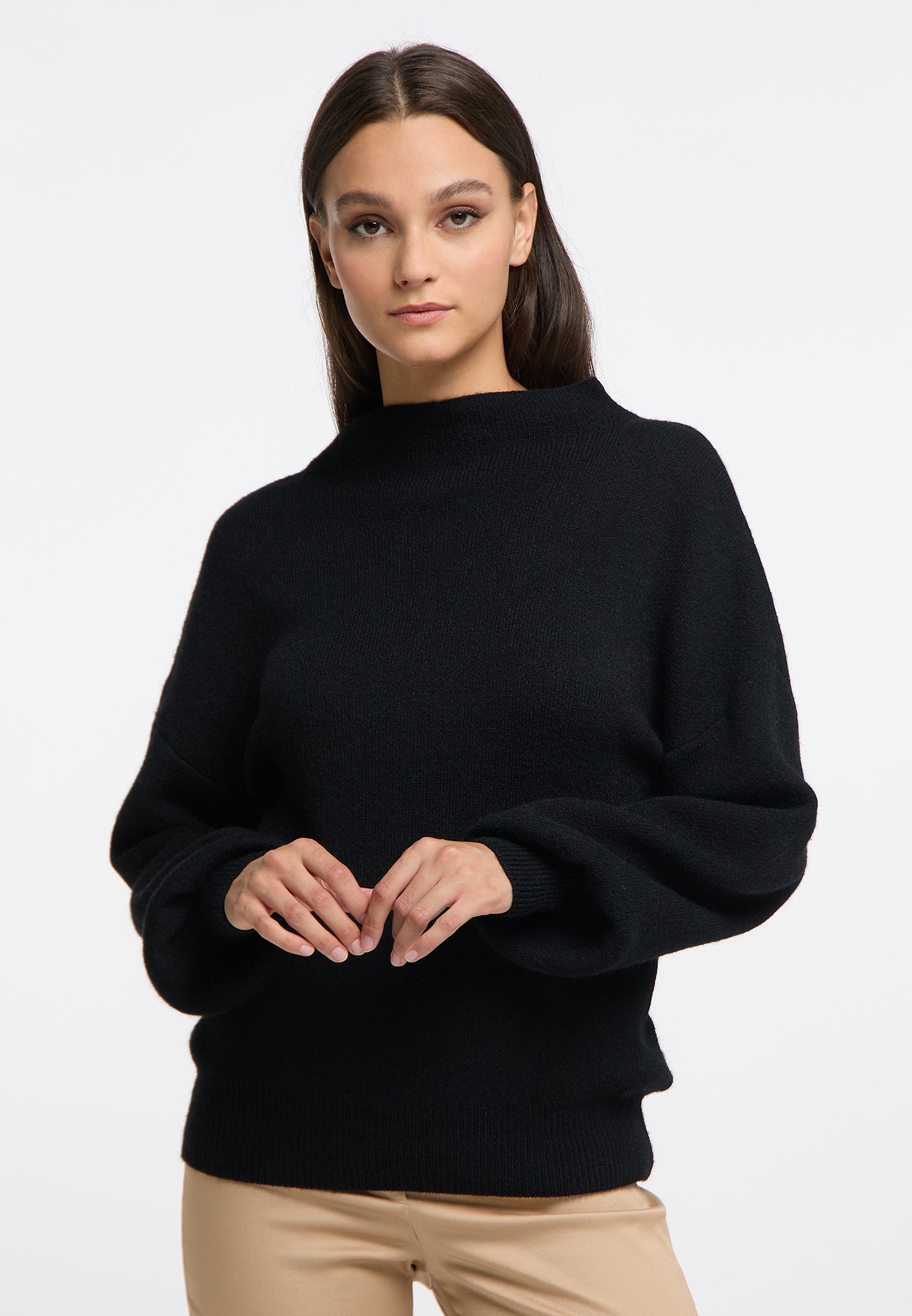 RISA Sweter damski oversize dzianina