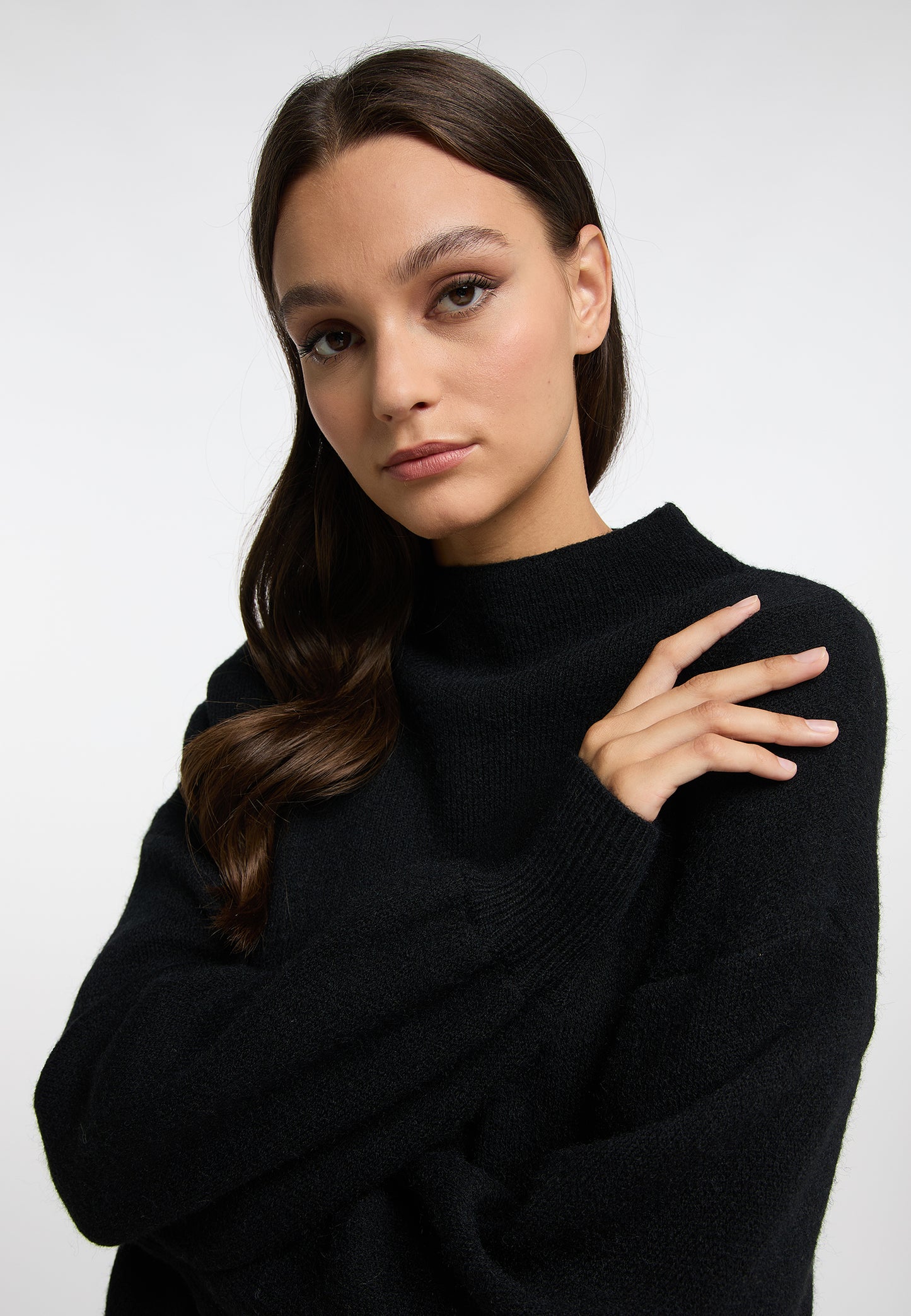 RISA Sweter damski oversize dzianina