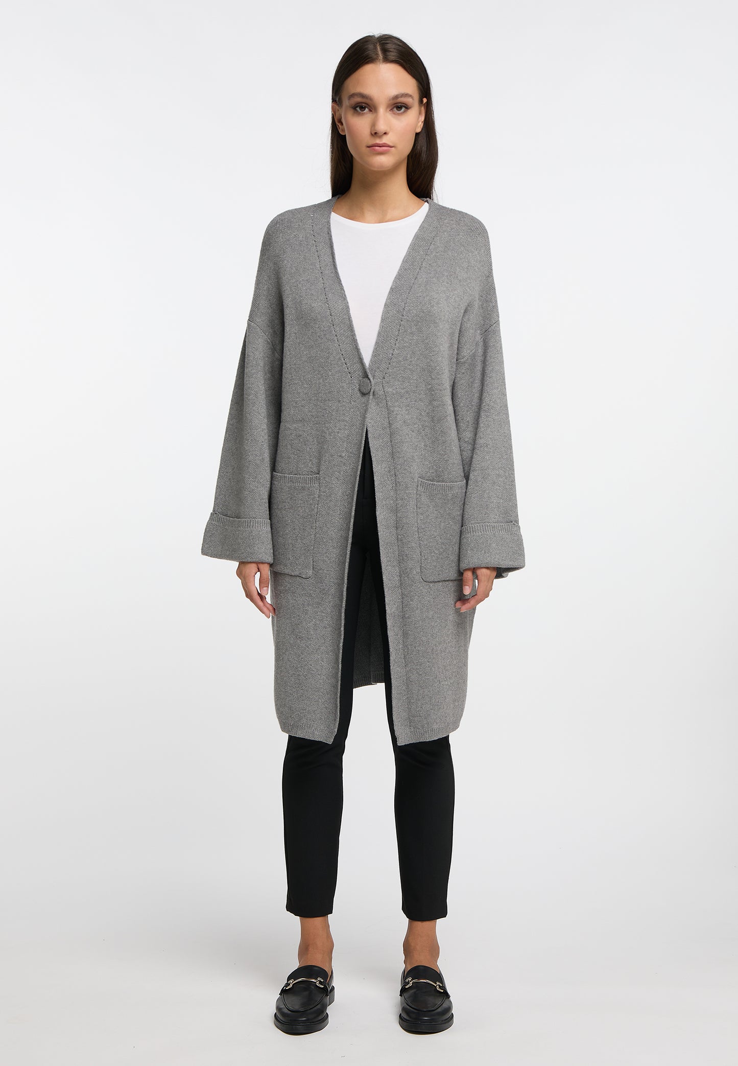 RISA Damen Strickjacke offen gestrickt
