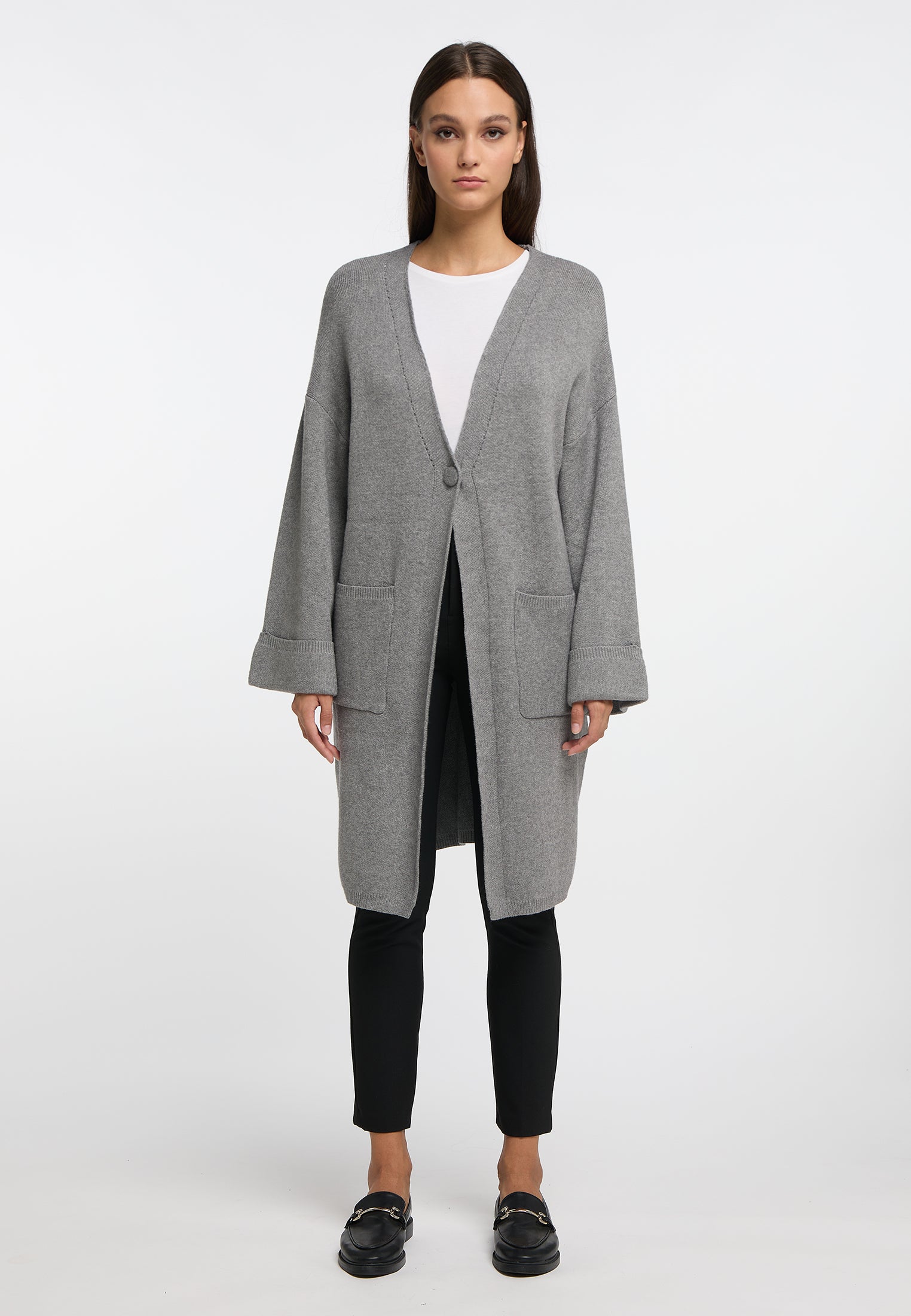 RISA Damen Strickjacke offen gestrickt