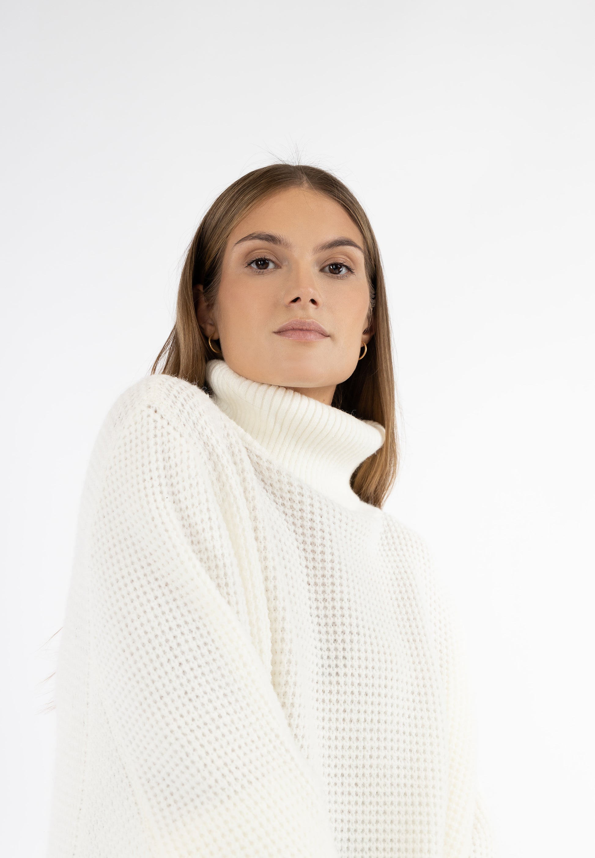 Dzianinowy sweter damski RISA