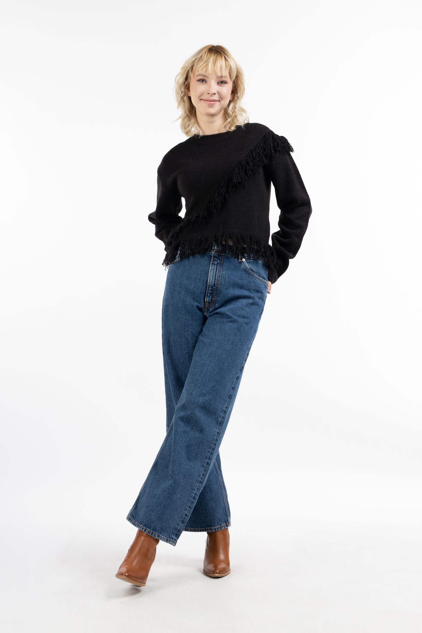 Dziany sweter damski IZIA