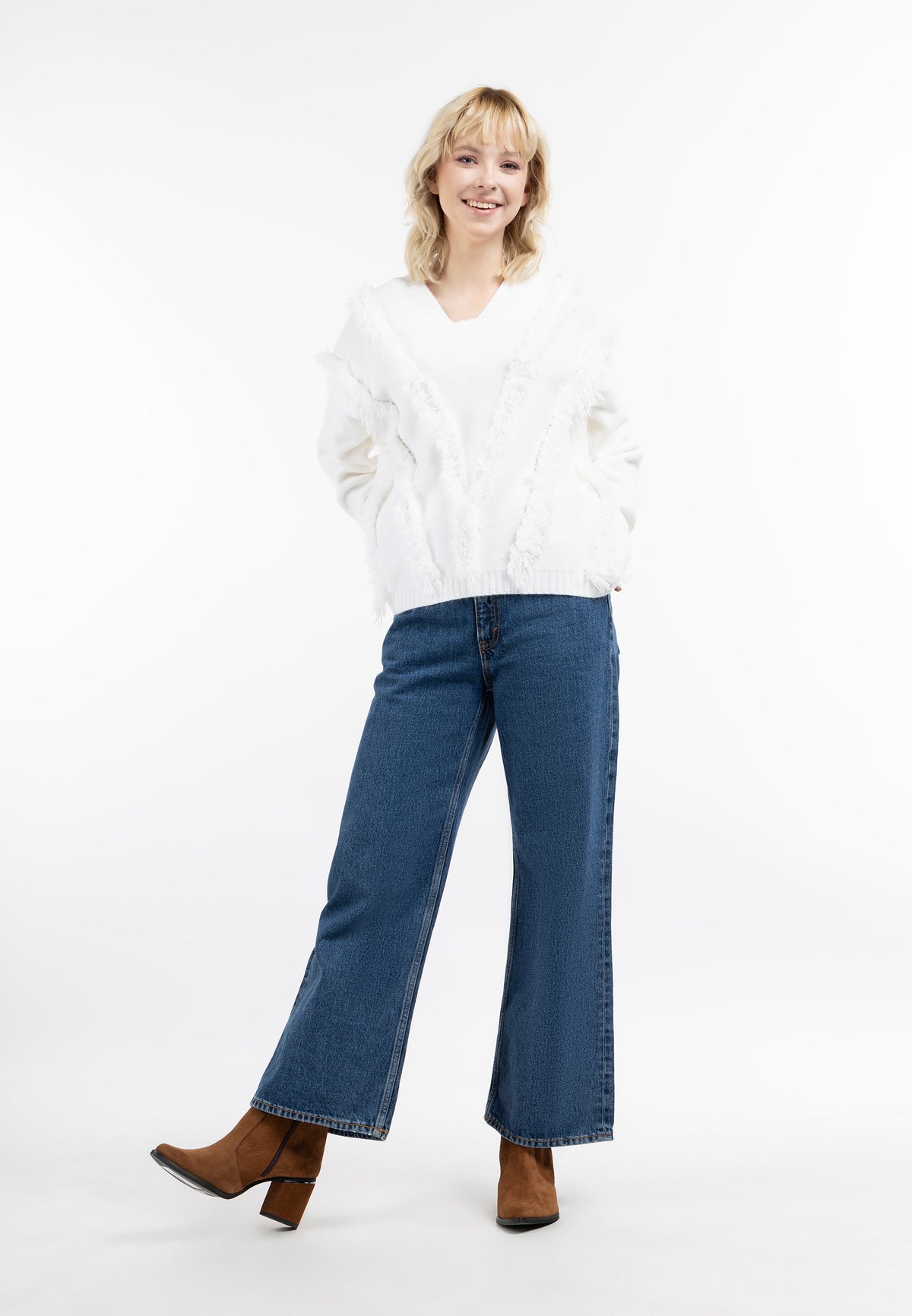 Dziany sweter damski IZIA