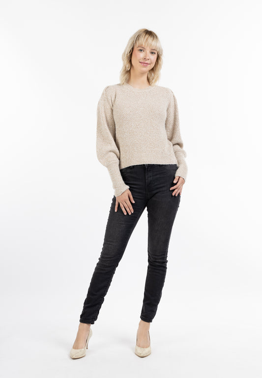 myMo Damen-Strickpullover