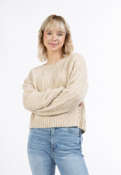 myMo Damen-Strickpullover