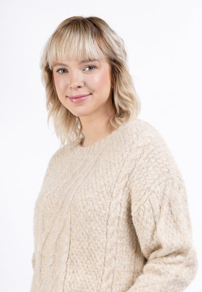myMo Damen-Strickpullover