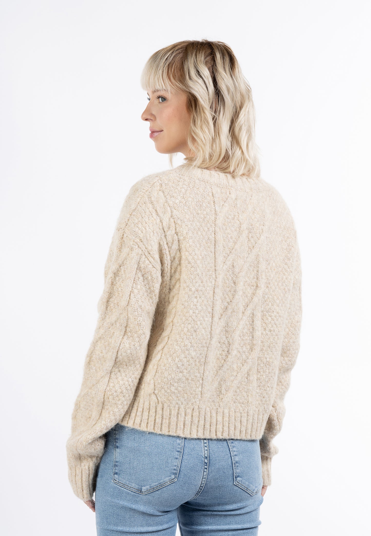 myMo Damen-Strickpullover