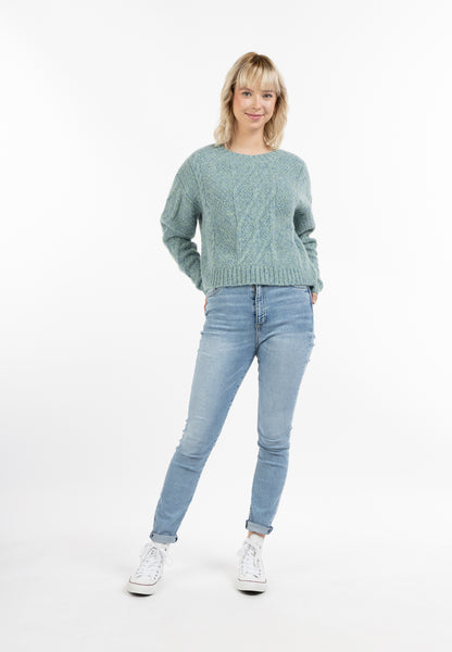 myMo Damen-Strickpullover