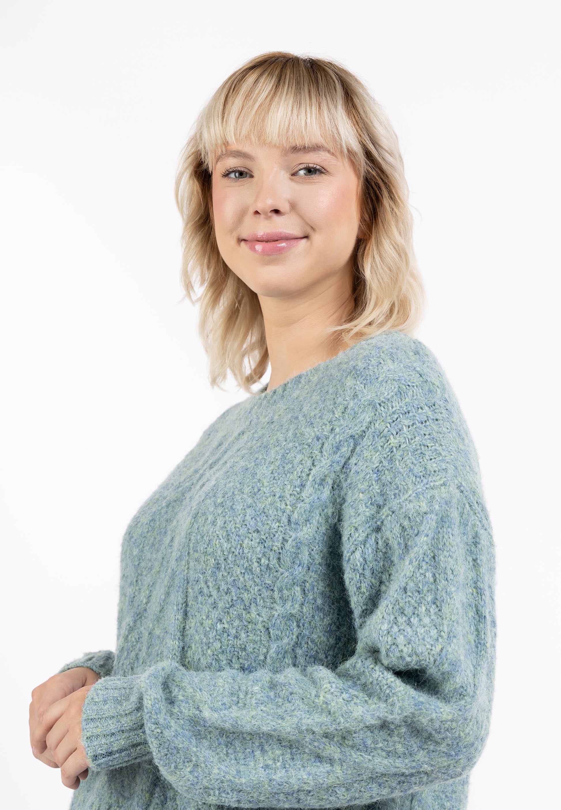 myMo Damen-Strickpullover