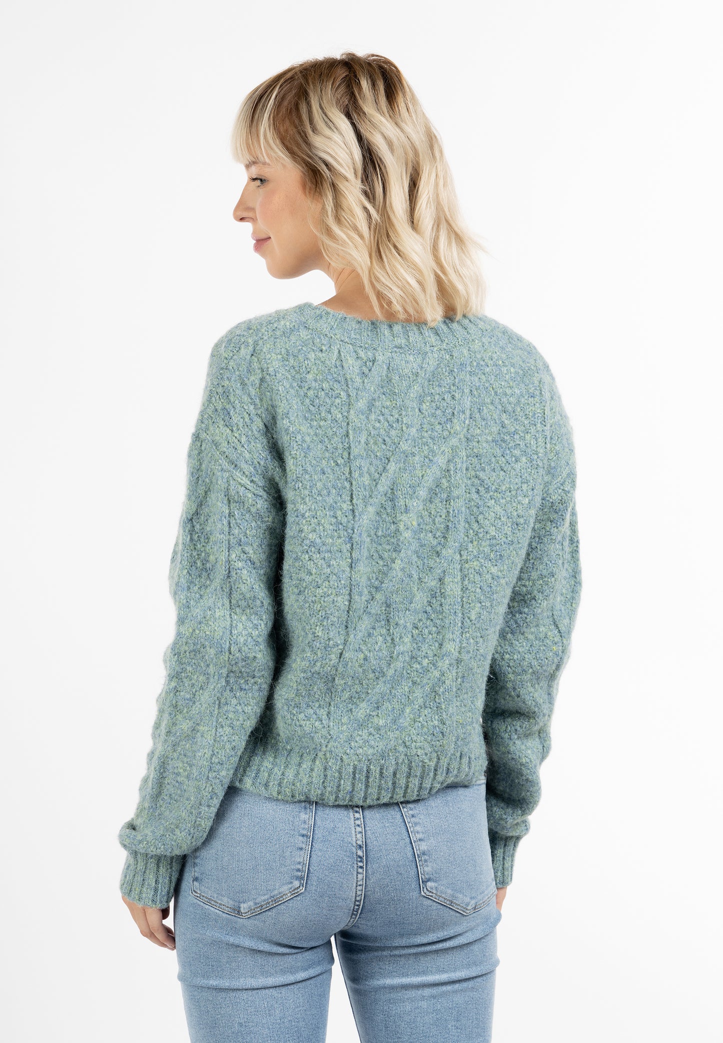 myMo Damen-Strickpullover