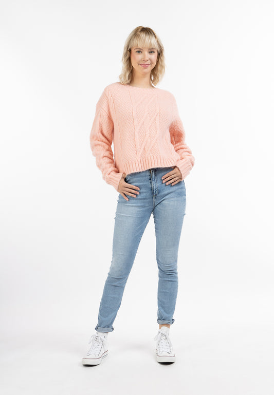 myMo Damen-Strickpullover