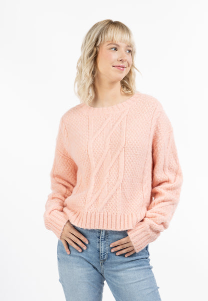 myMo Damen-Strickpullover