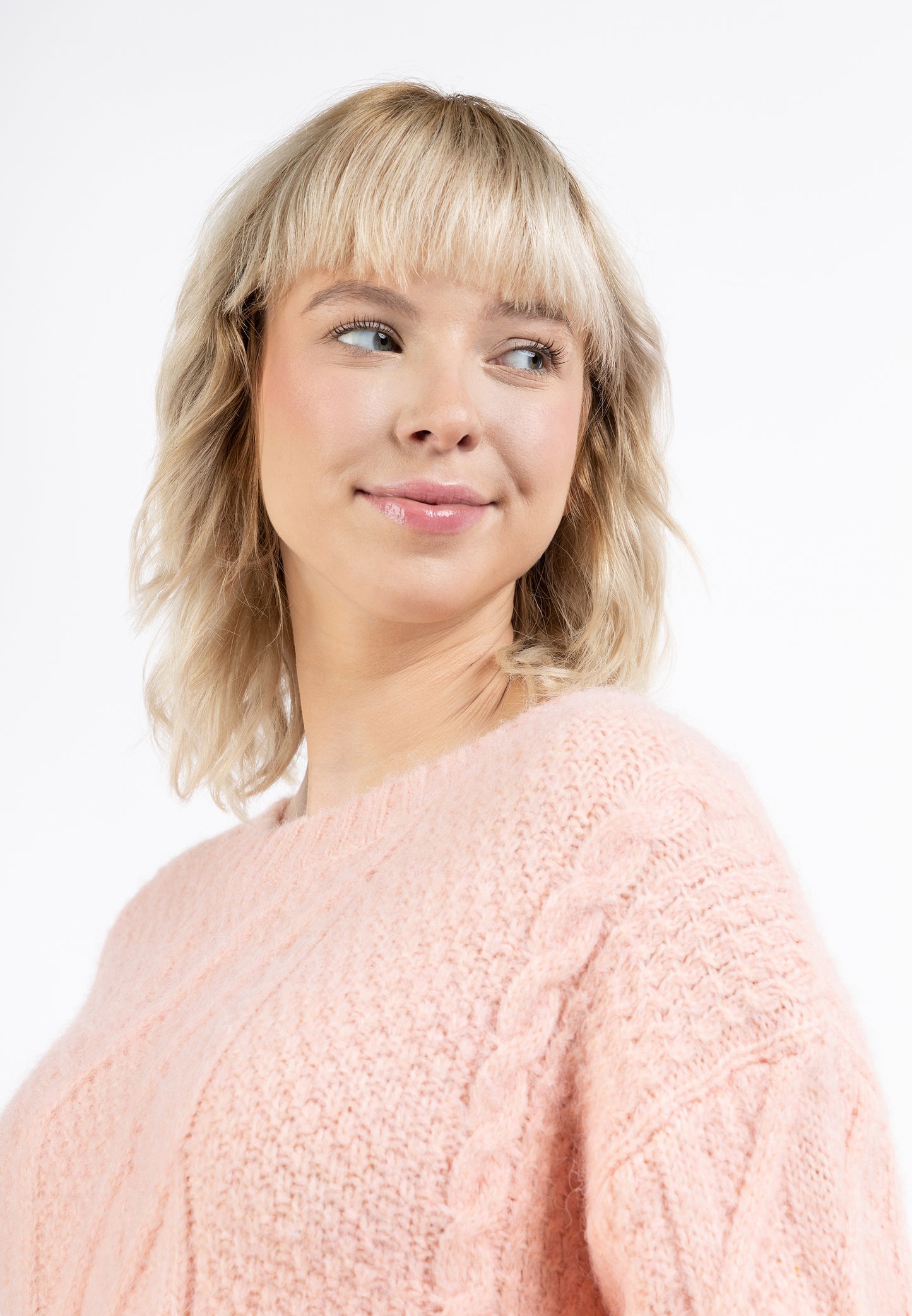 myMo Damen-Strickpullover