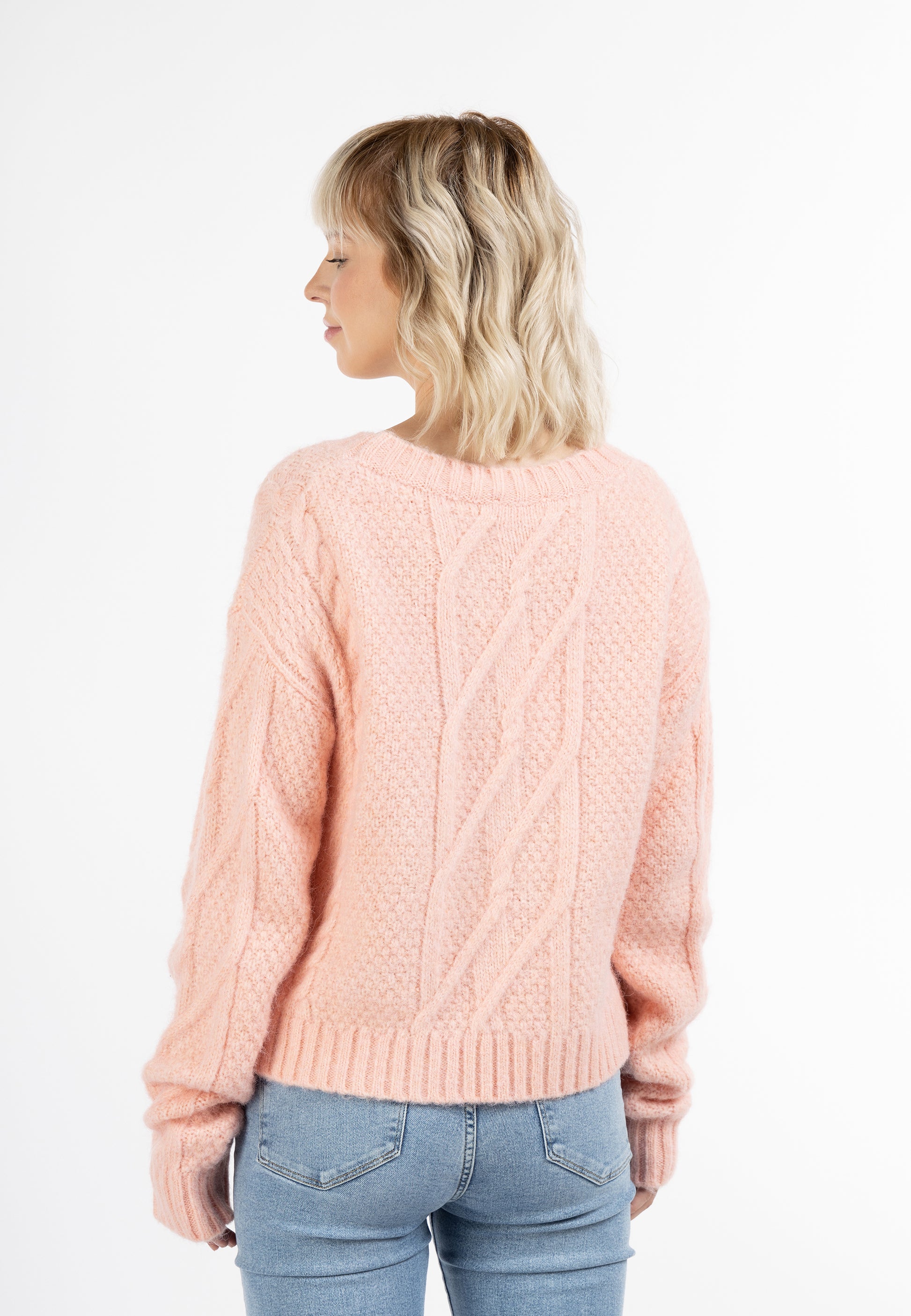 myMo Damen-Strickpullover