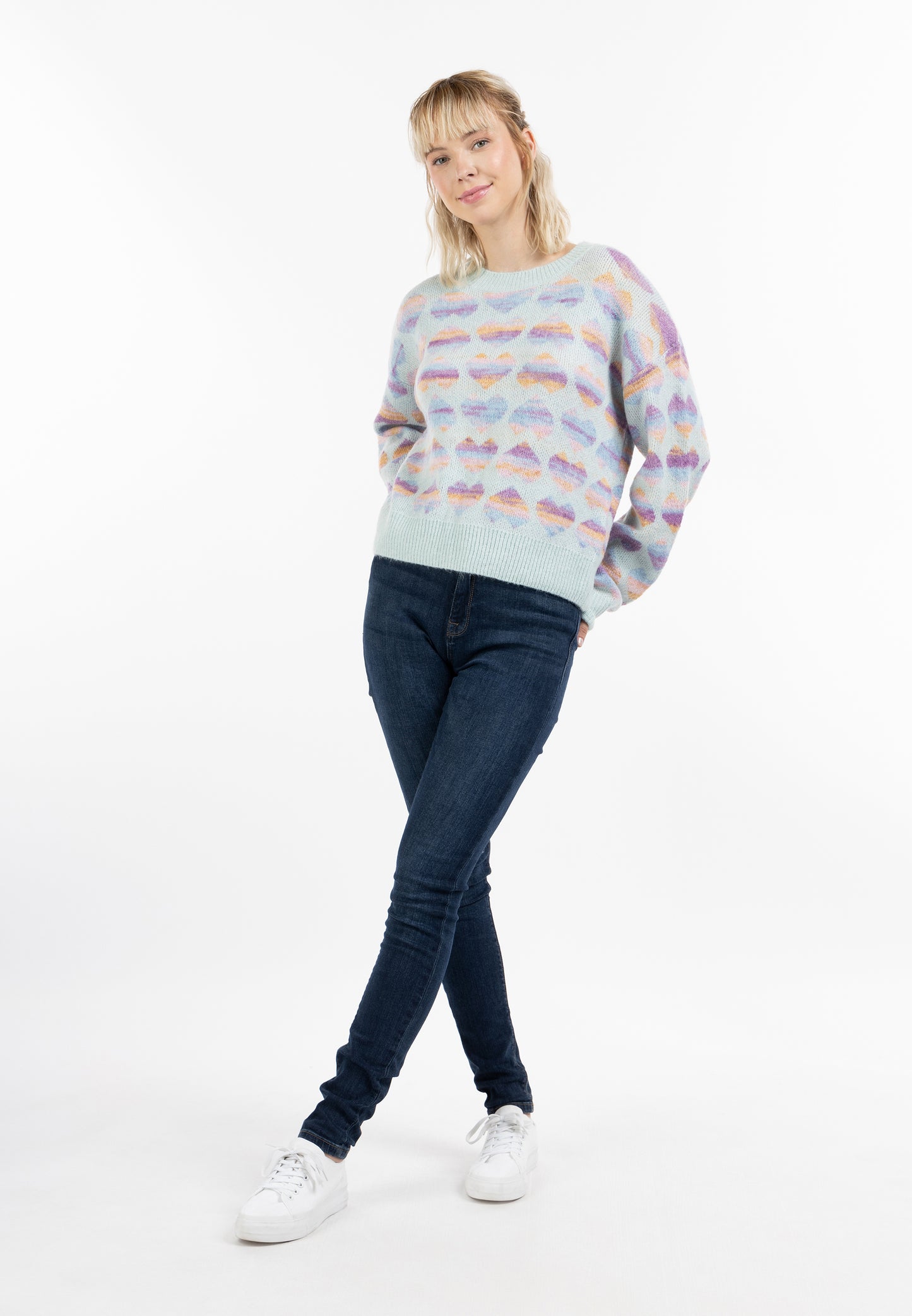 myMo Damen-Strickpullover