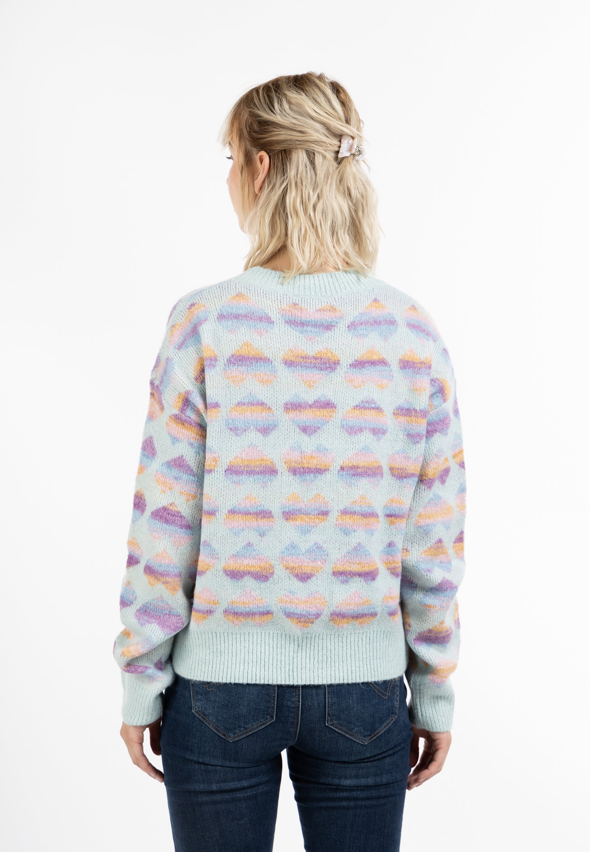 myMo Damen-Strickpullover
