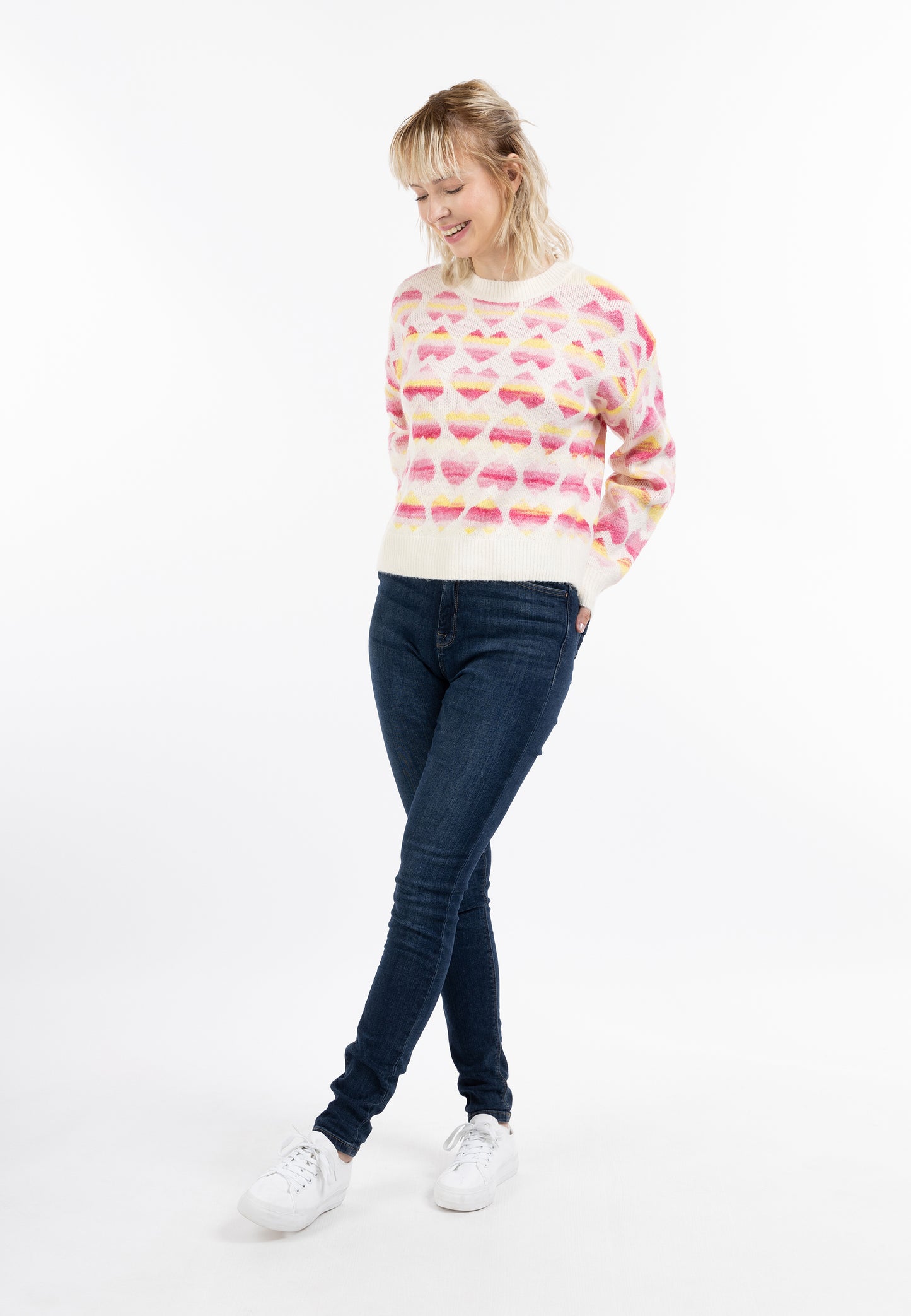 myMo Damen-Strickpullover