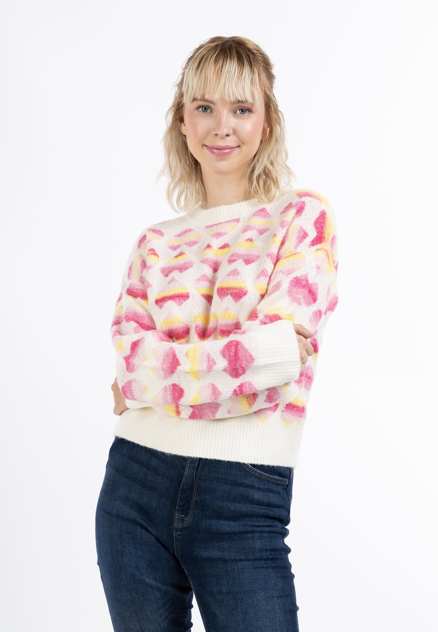 myMo Damen-Strickpullover