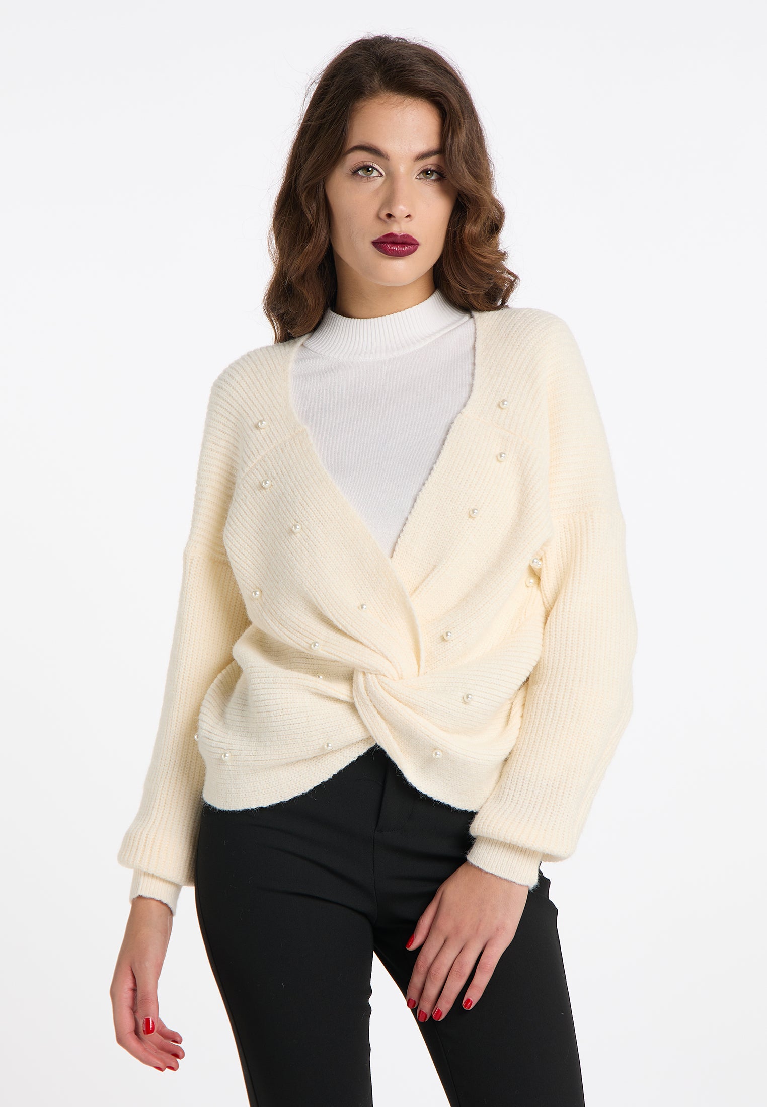 faina Damen-Strickpullover