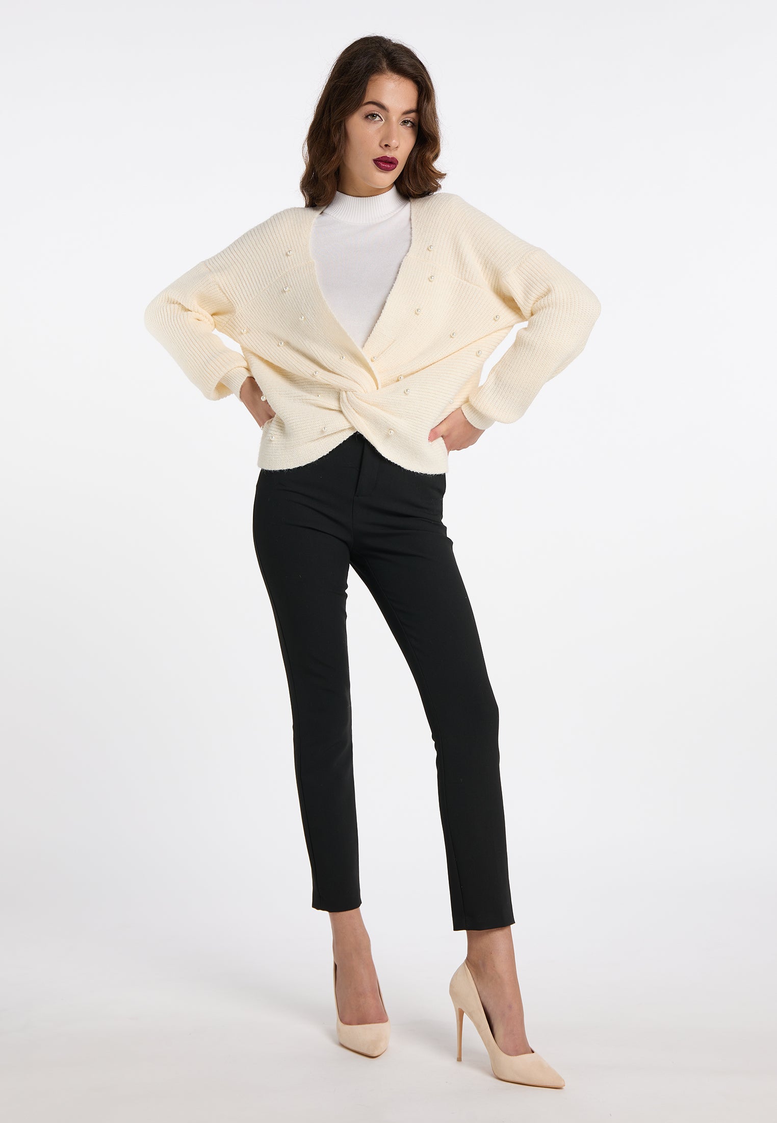 faina Damen-Strickpullover