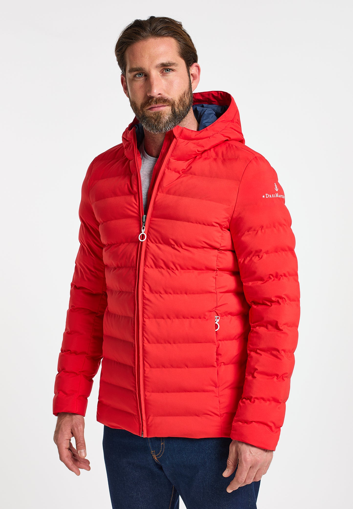 DreiMaster Maritim Herren Steppjacke mit Wattierung