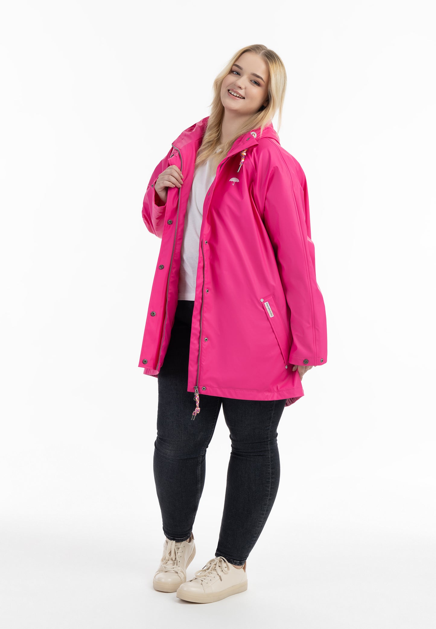 Schmuddelwedda Damski Plus Size Rainpłaszcz