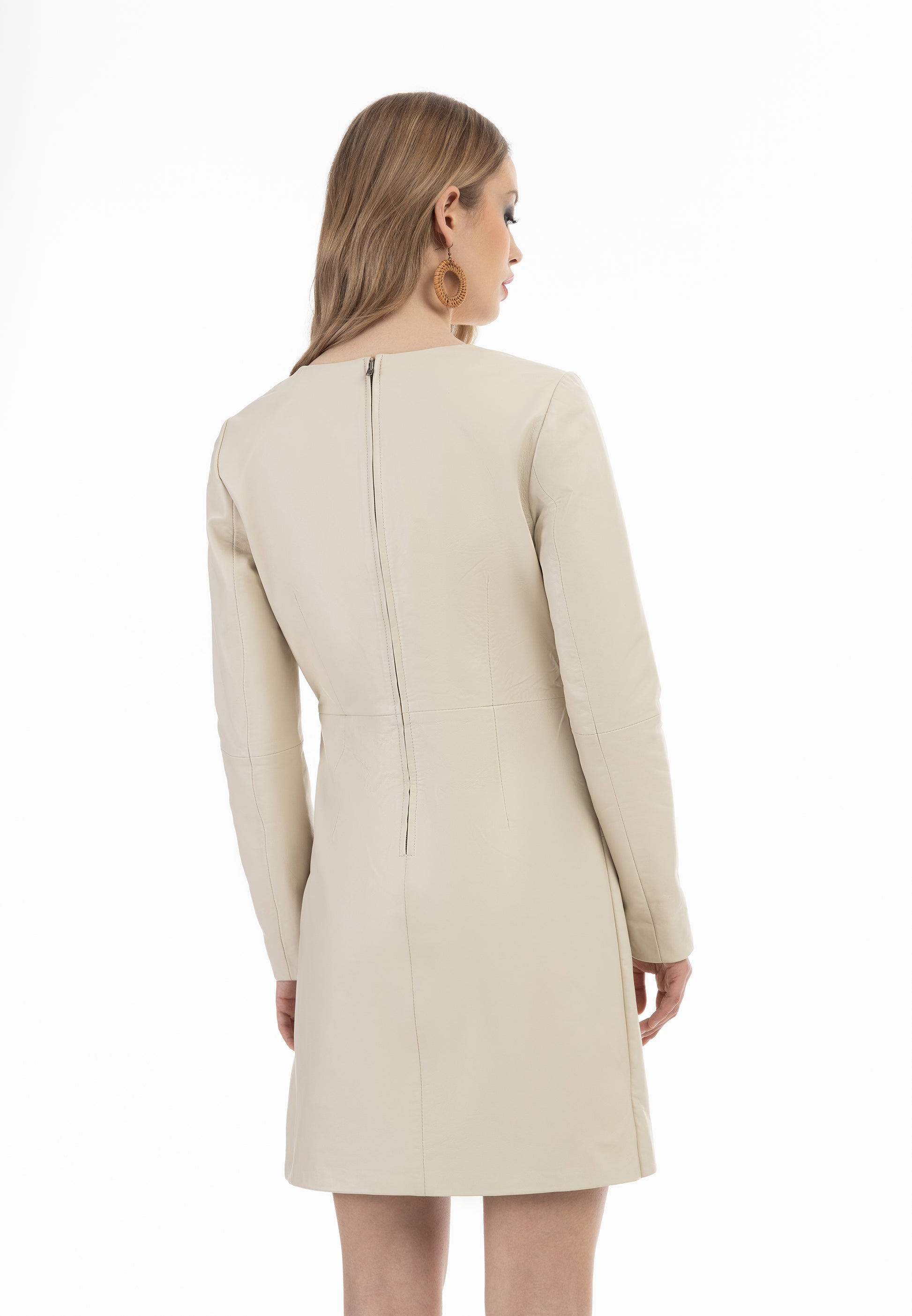 faina Lederkleid