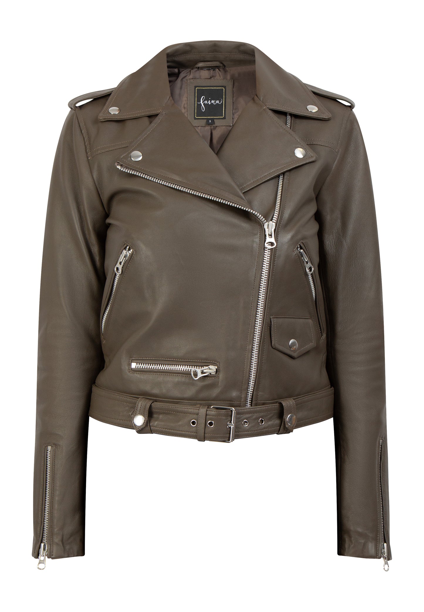faina Lederjacke