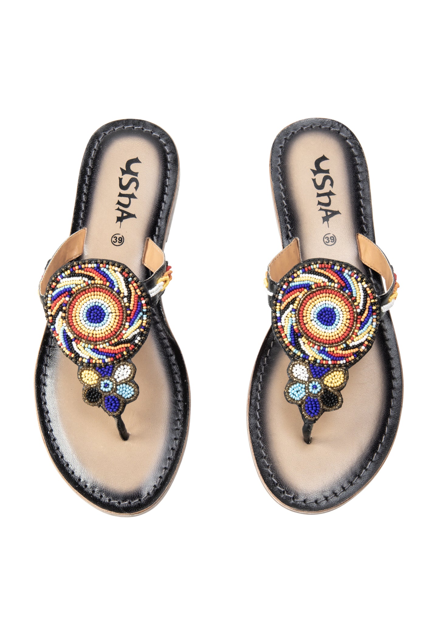 Alzou Women's Beaded Sandals